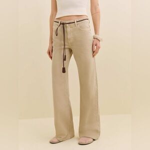 Reformation Low Rise Slouchy Wide Leg Jeans